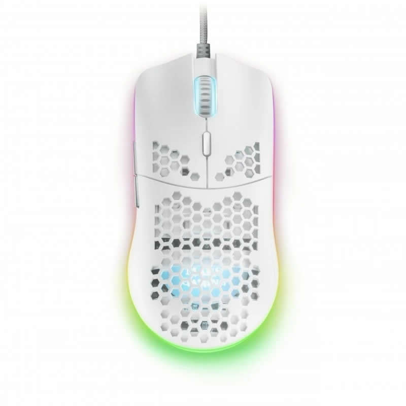 Mars Gaming Mmaxw Mouse White 12400dpi Ultralight